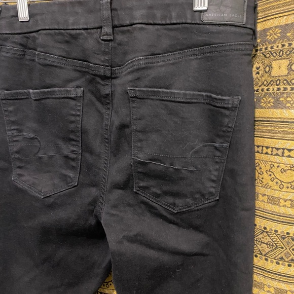 AMERICAN EAGLE Curvy Hi-Rise Jegging in Black - Womens 10 Short, NWOT - Picture 7 of 13
